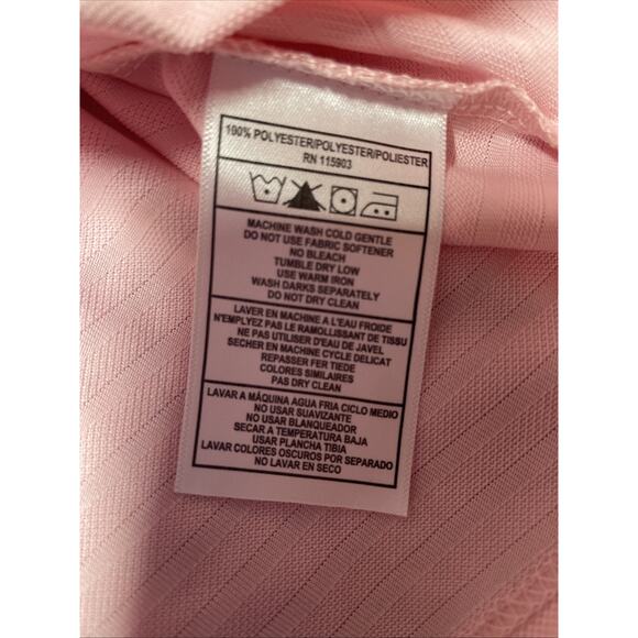 NWT Bermuda Sands Golf Polo - Ladies Size XS - 255 Lady Shadow Pink - Wick Away - Picture 6 of 6